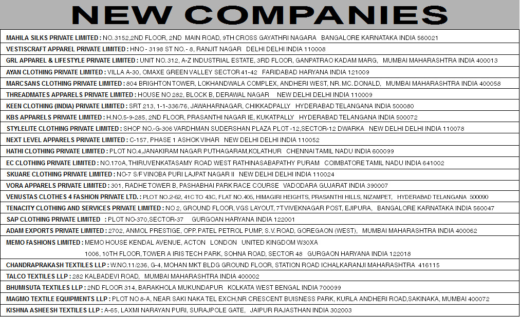 New Companies April 2015 page 2