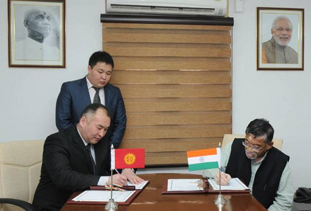 MoU between India and Kyrgyzstan in the textiles sector