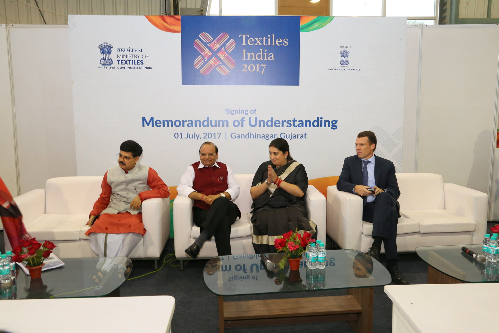 Textiles India 2017: 65 MoUs signed in the presence of Union Textiles Minister