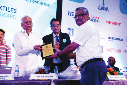Award Winners at the 74th All India Textile Conference held on 15th & 16th December 2018 at Coimbatore