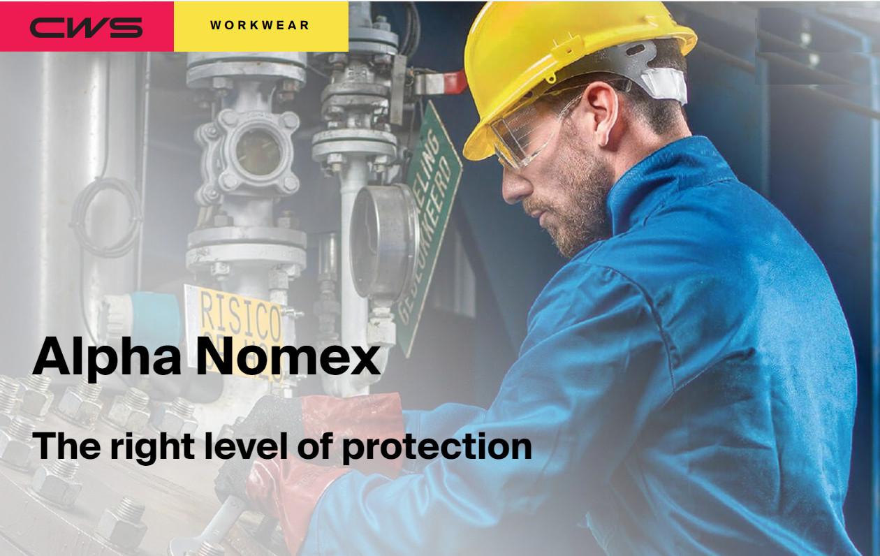 Alpha Nomex® from CWS: Lightweight all-round collection for heat protection