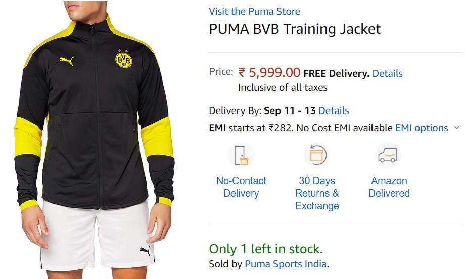 PUMA BVB Training Jacket