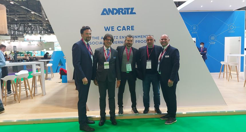 Fouani Group with ANDRITZ Hygiene Converting staff at Index 20