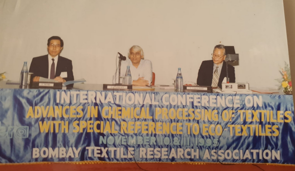 dr shroff chairing a conference session