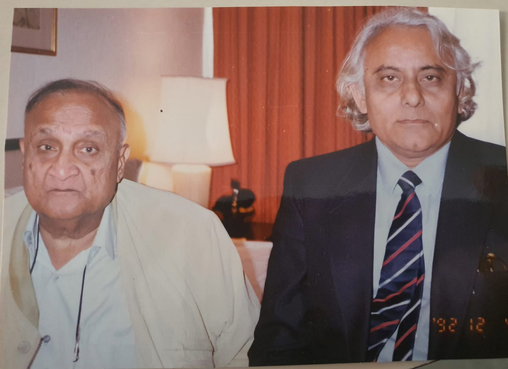 dr shroff with Niranjan Lalbhai