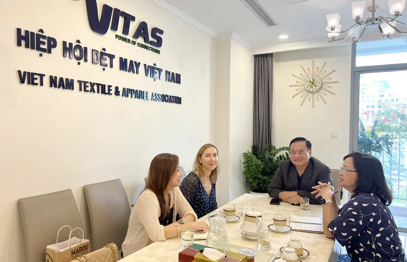Leaders of the Vietnam Textile and Apparel Association