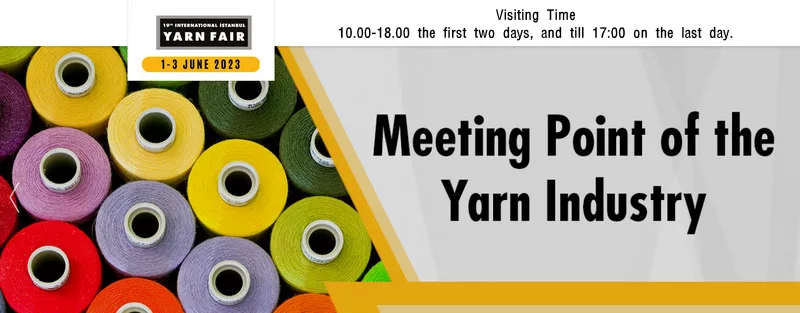 19th Istanbul International Yarn Fair from June 1-3