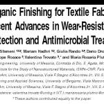 Inorganic Finishing for Textile Fabrics: References inorganic finishing for textiles
