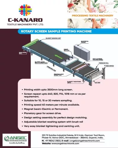 C-KANARO Rotary Screen Printing Machine
